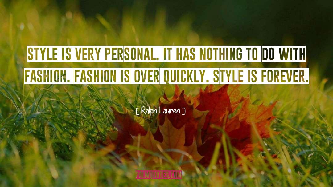 Japanese Fashion quotes by Ralph Lauren