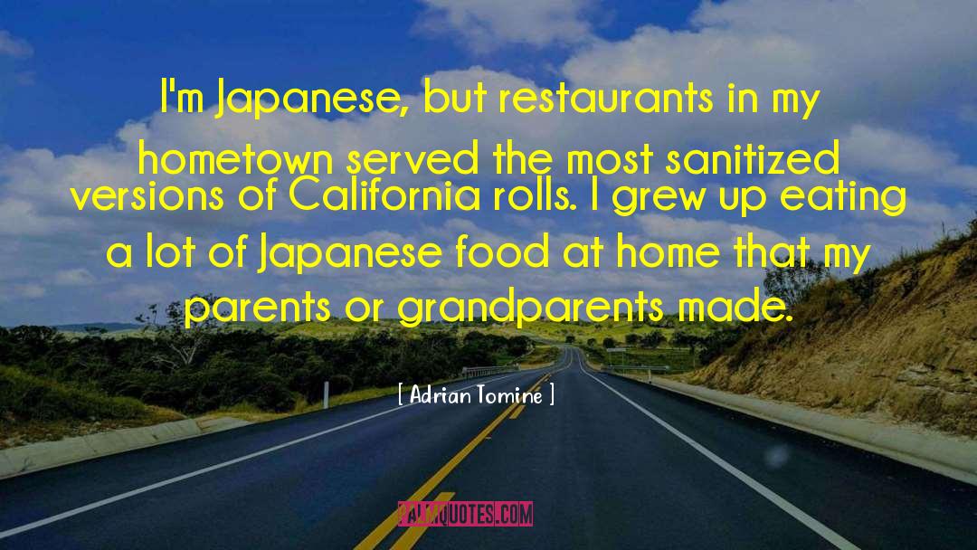 Japanese Food quotes by Adrian Tomine