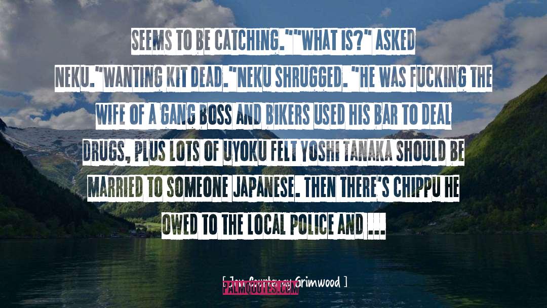 Japanese Food quotes by Jon Courtenay Grimwood