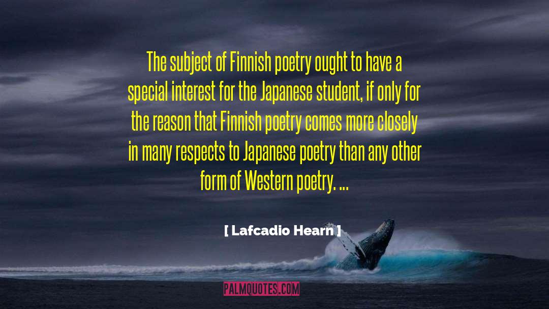 Japanese Poets quotes by Lafcadio Hearn