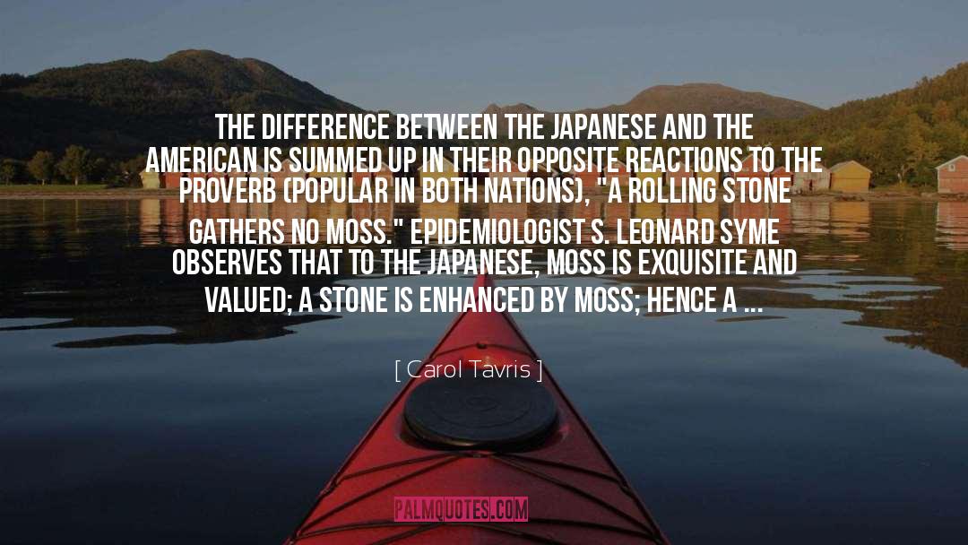 Japanese quotes by Carol Tavris