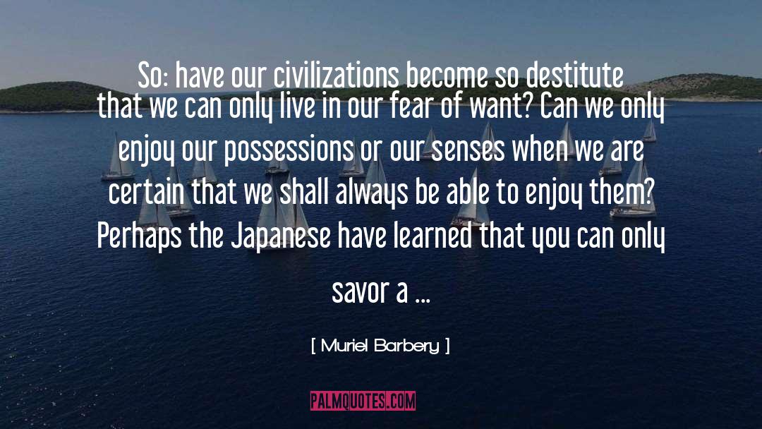 Japanese quotes by Muriel Barbery