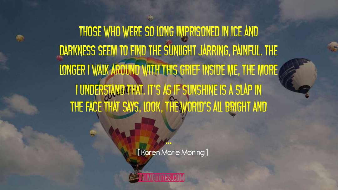 Jarring quotes by Karen Marie Moning