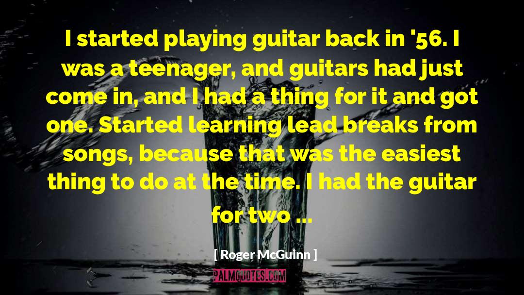 Javanaise Chords quotes by Roger McGuinn