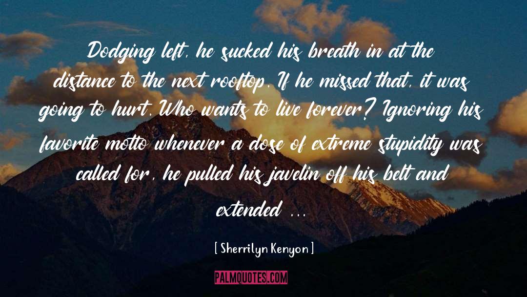 Javelin quotes by Sherrilyn Kenyon