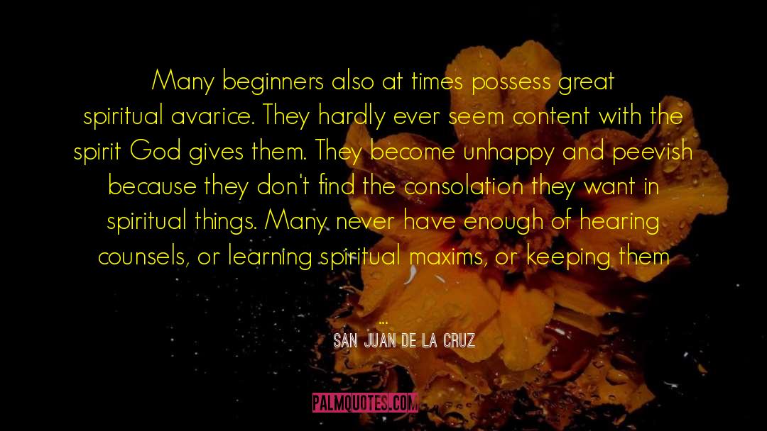 Javier De La Cruz quotes by San Juan De La Cruz