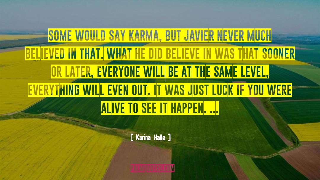 Javier quotes by Karina Halle