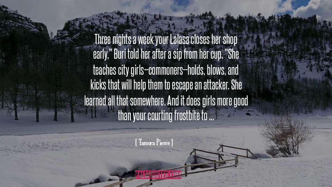 Jaw To Punch quotes by Tamora Pierce