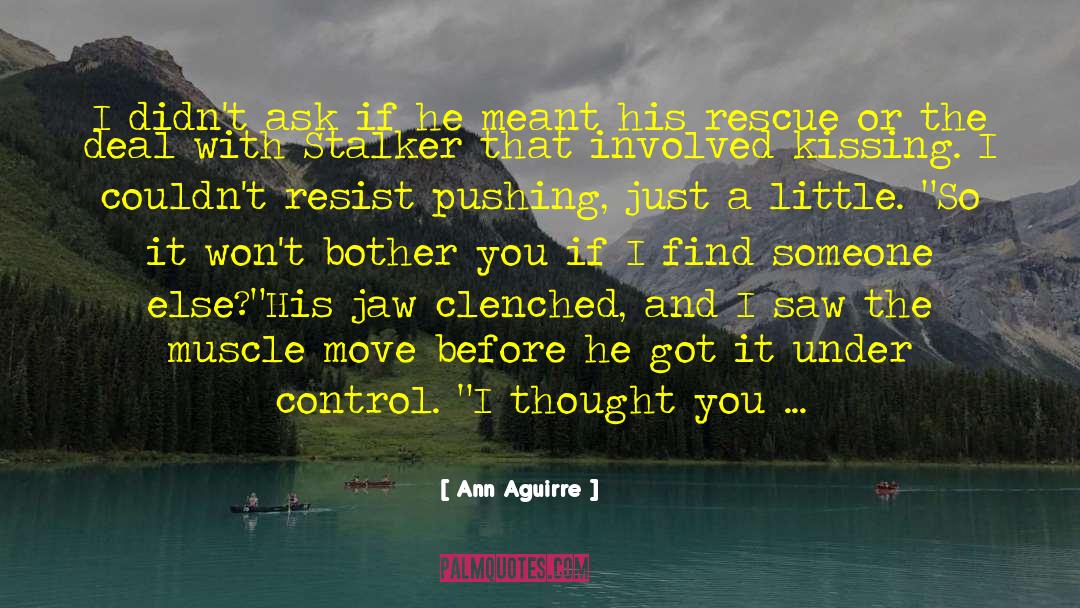 Jaw To Punch quotes by Ann Aguirre