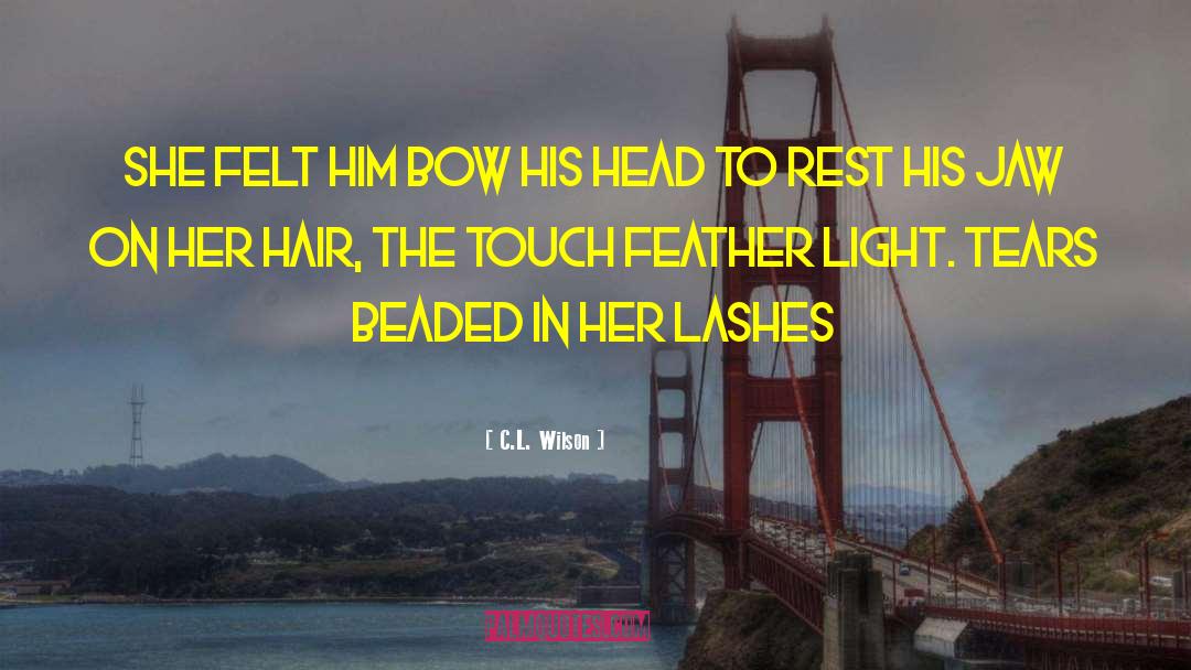 Jaw To Punch quotes by C.L. Wilson