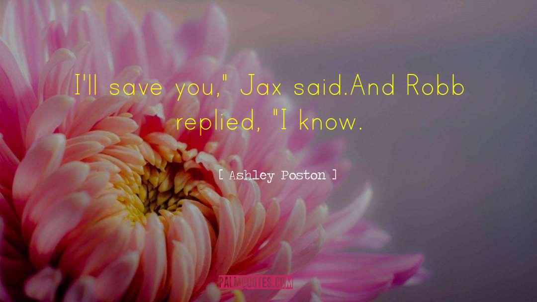 Jax quotes by Ashley Poston