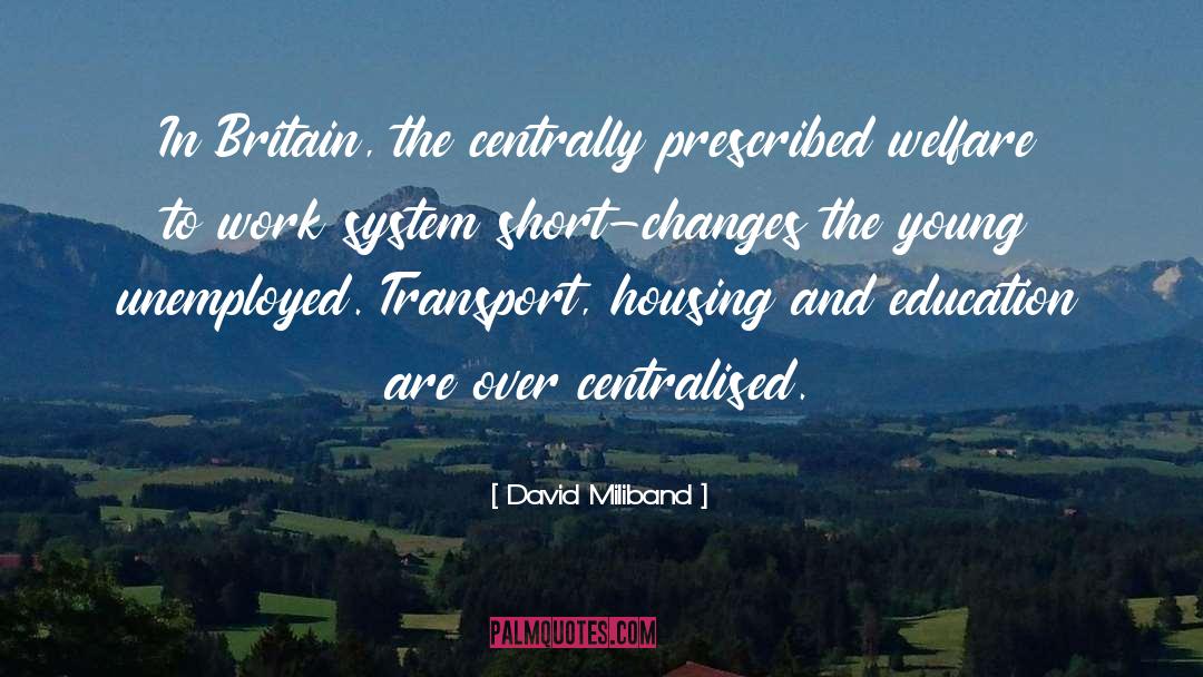 Jays Transport quotes by David Miliband