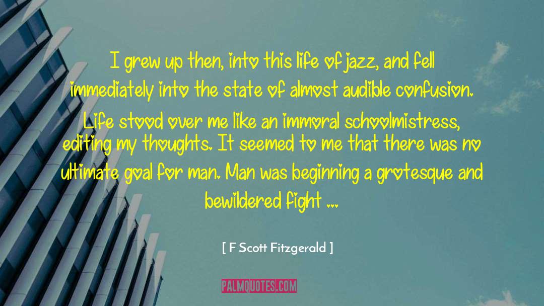 Jazz Appreciation Month quotes by F Scott Fitzgerald