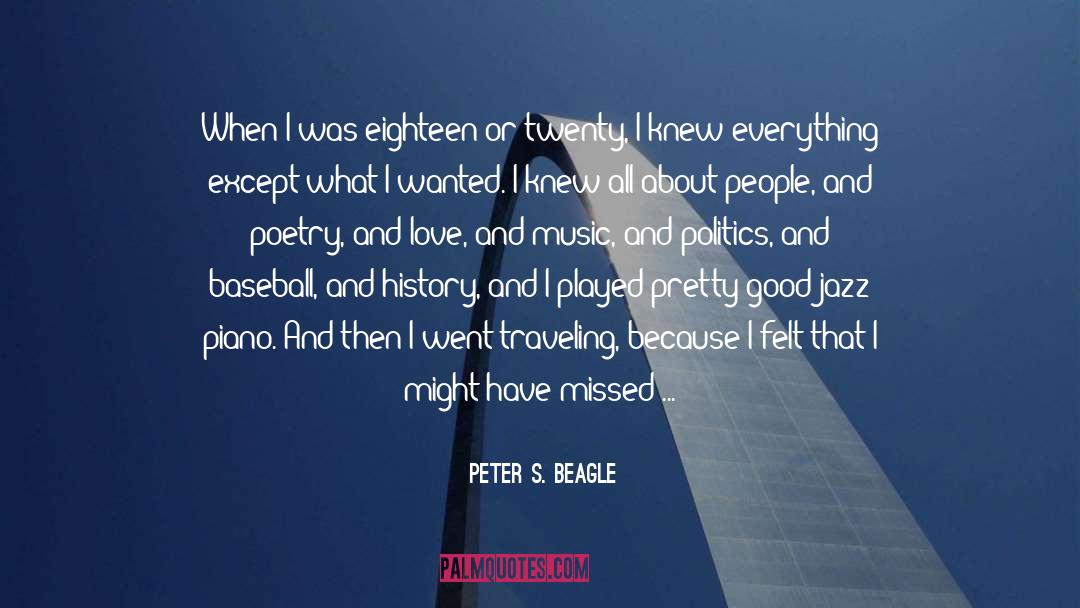 Jazz Piano quotes by Peter S. Beagle