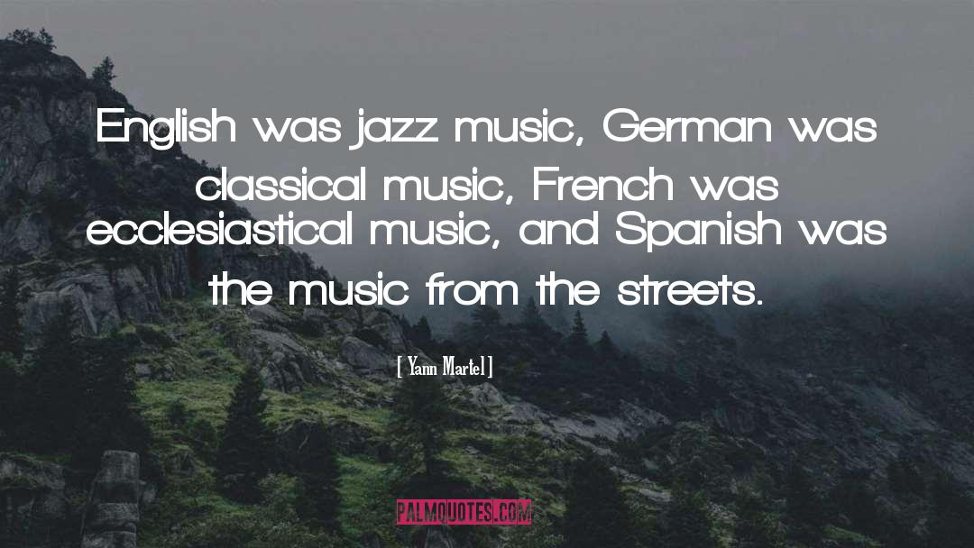 Jazz quotes by Yann Martel
