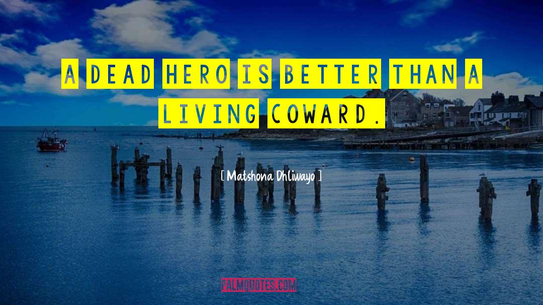 Jealous Hero quotes by Matshona Dhliwayo