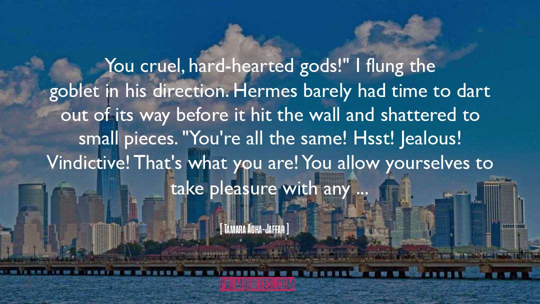 Jealous Herom Smitten Hero quotes by Tamara Agha-Jaffar