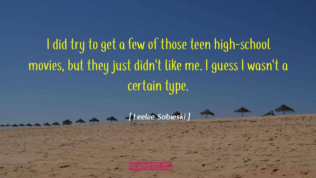 Jealous Type Of Heroine quotes by Leelee Sobieski