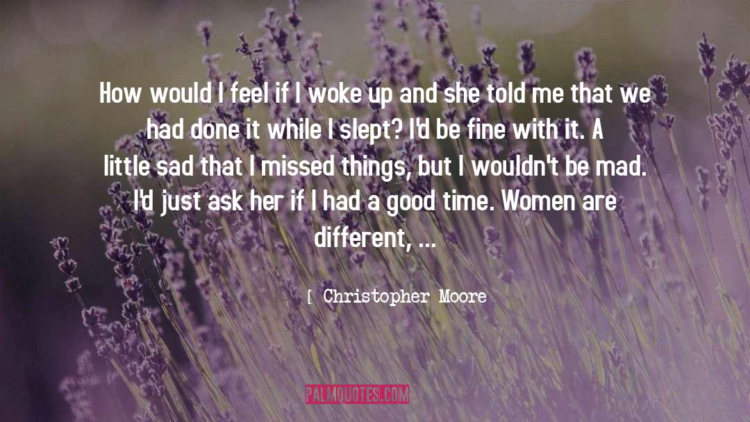 Jealous Women quotes by Christopher Moore