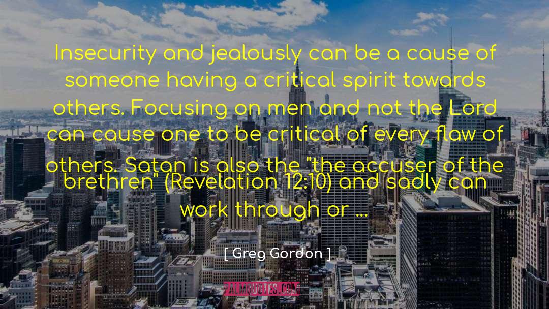 Jealously quotes by Greg Gordon