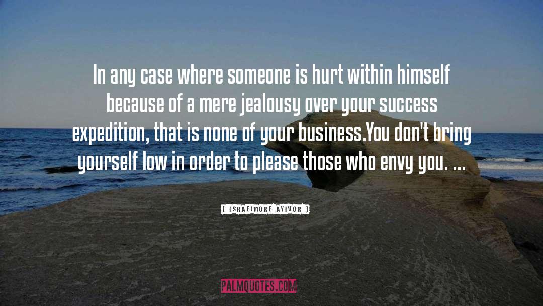 Jealousy quotes by Israelmore Ayivor