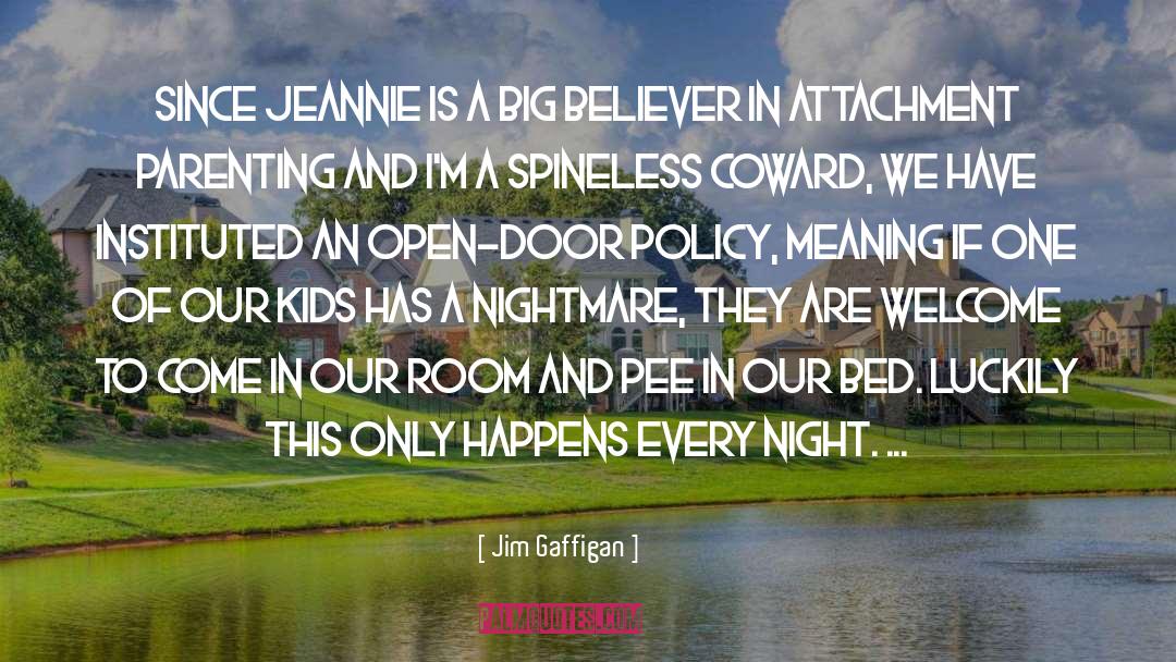Jeannie quotes by Jim Gaffigan