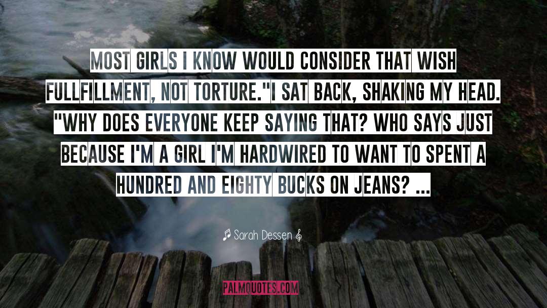 Jeans quotes by Sarah Dessen