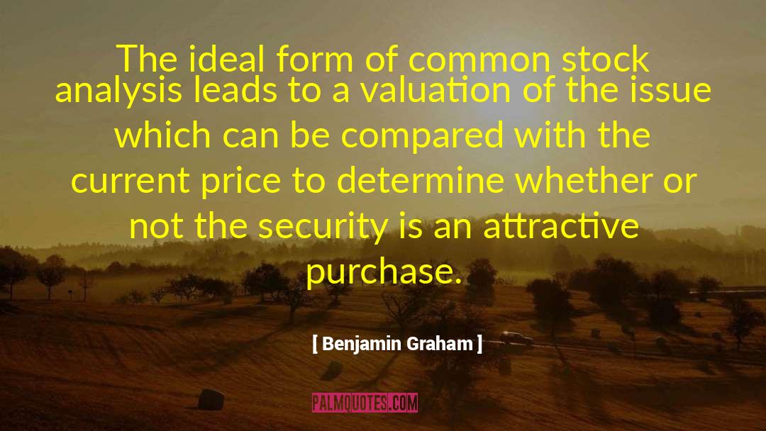 Jeder Valuation quotes by Benjamin Graham