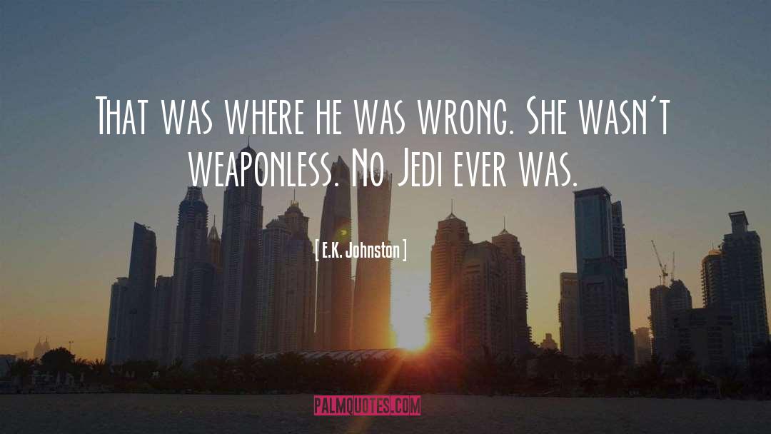 Jedi quotes by E.K. Johnston