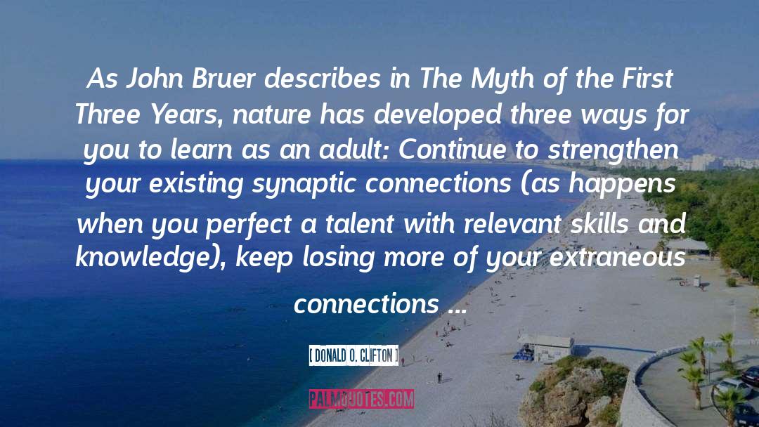Jenn Bruer quotes by Donald O. Clifton