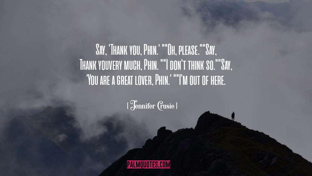 Jennifer Crusie quotes by Jennifer Crusie