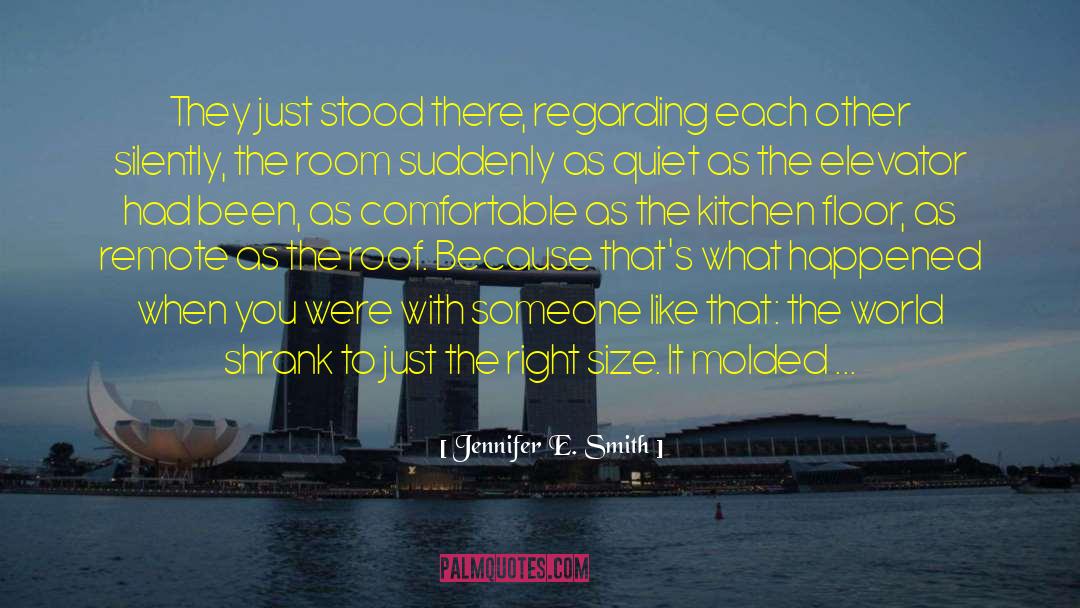 Jennifer E Smith quotes by Jennifer E. Smith