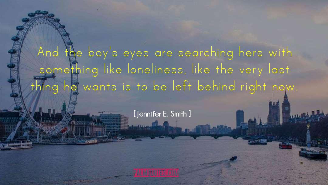 Jennifer E Smith quotes by Jennifer E. Smith