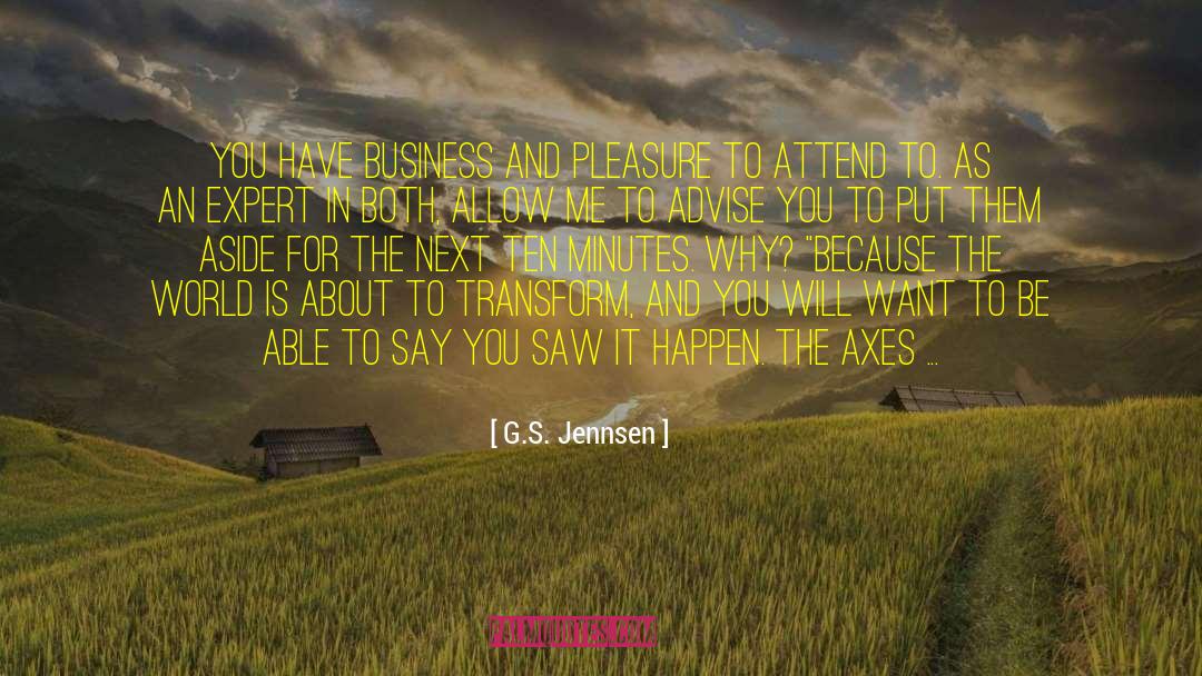 Jennsen quotes by G.S. Jennsen