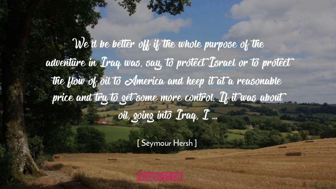 Jeopardize Relationship quotes by Seymour Hersh