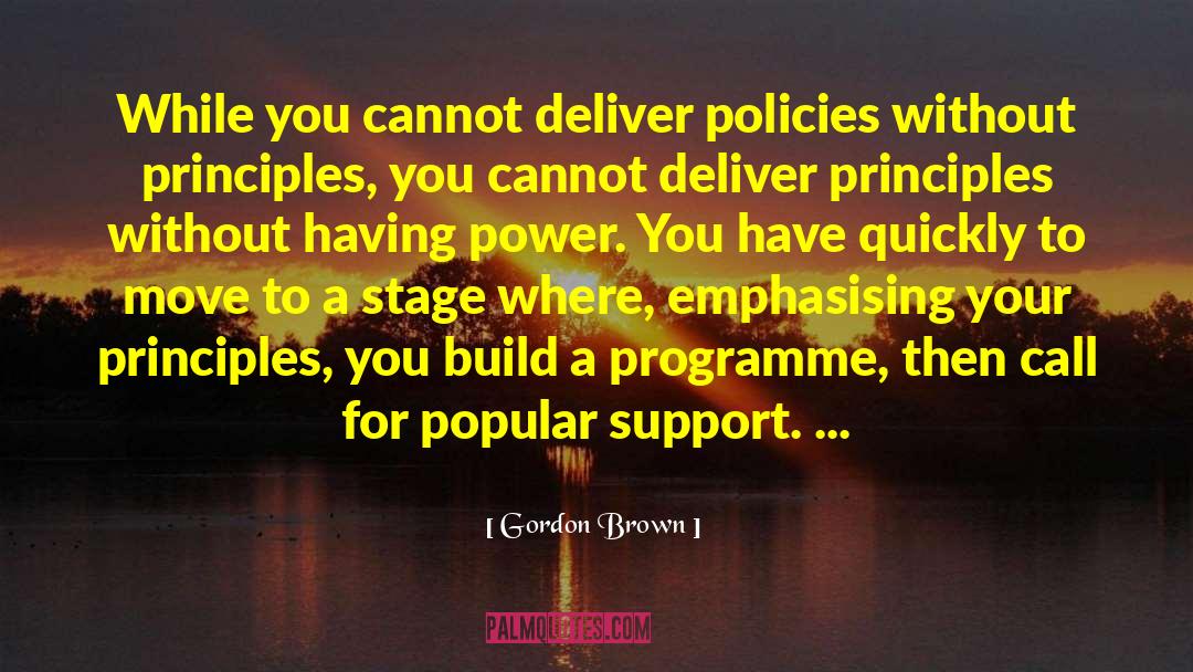 Jeremy Gordon quotes by Gordon Brown