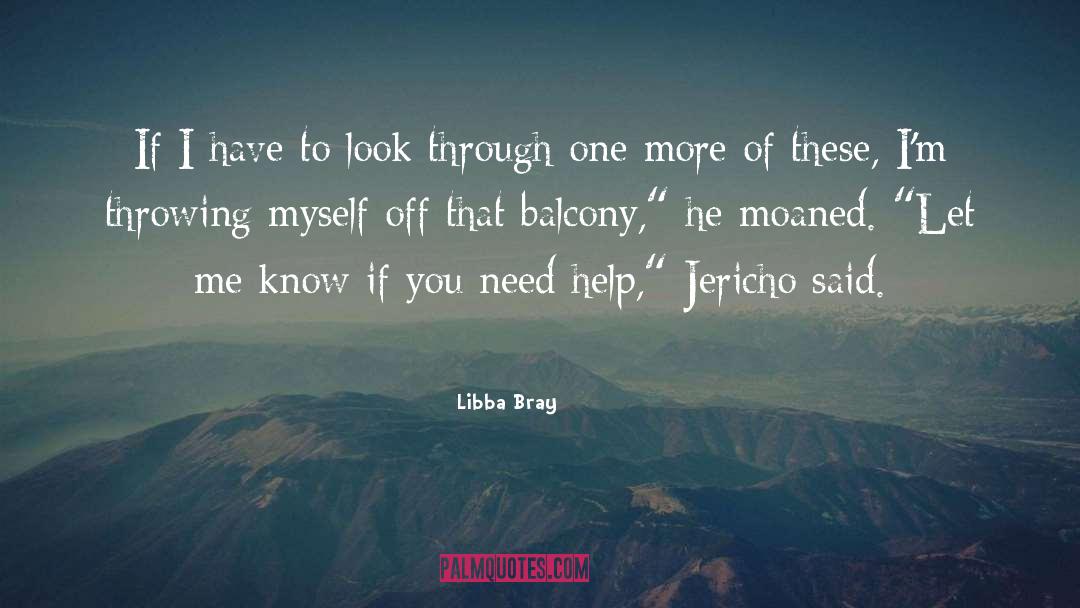 Jericho Jones quotes by Libba Bray
