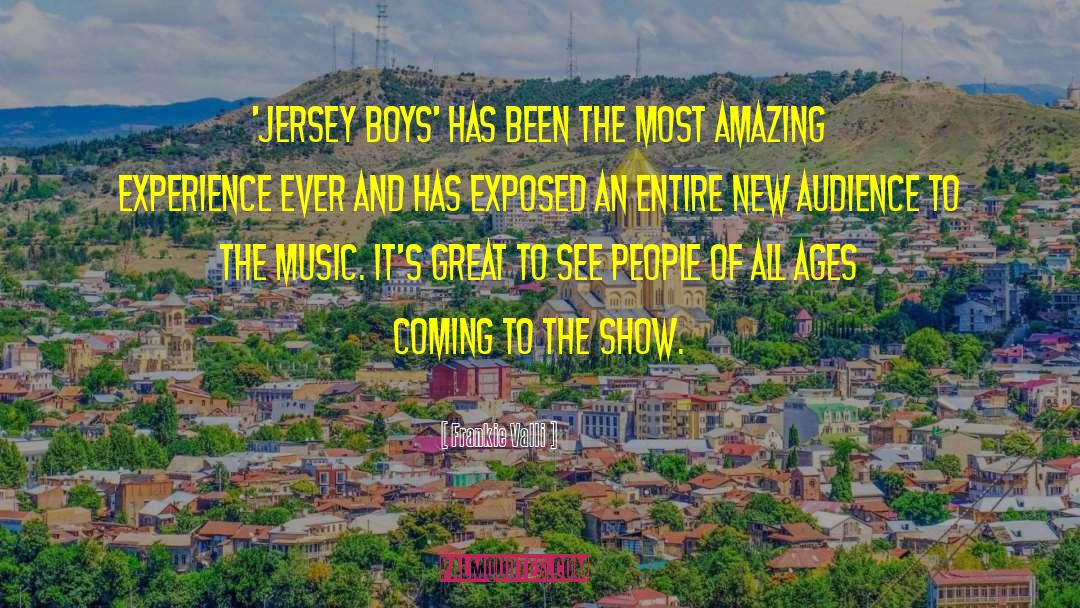 Jersey quotes by Frankie Valli