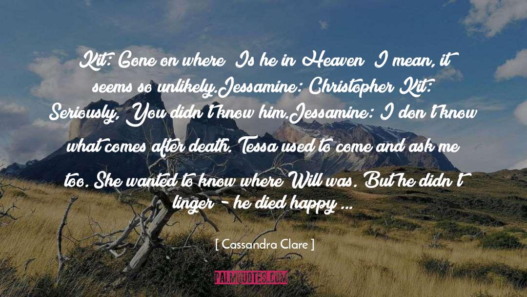 Jessamine Bliss quotes by Cassandra Clare