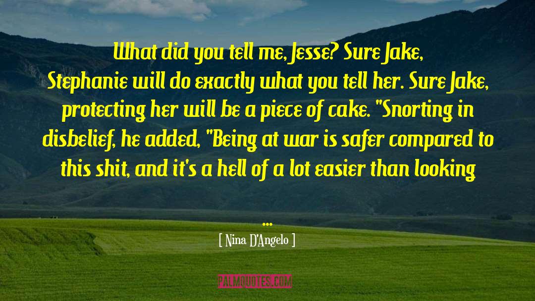 Jesse Carlisle quotes by Nina D'Angelo