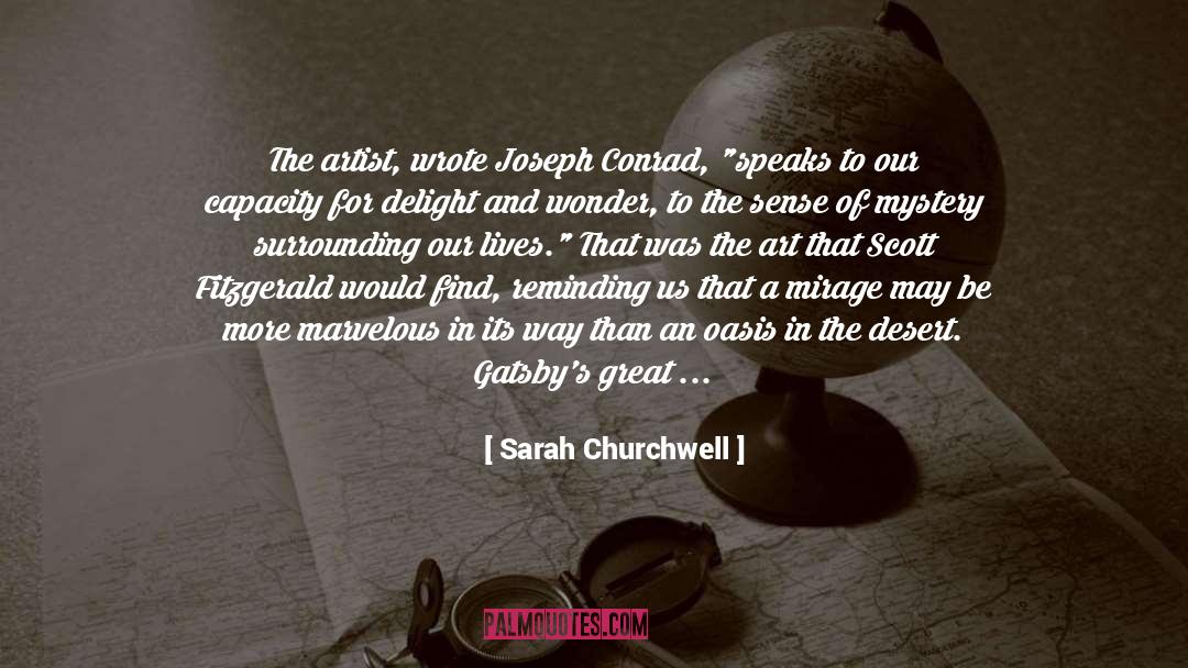 Jesse Fitzgerald quotes by Sarah Churchwell
