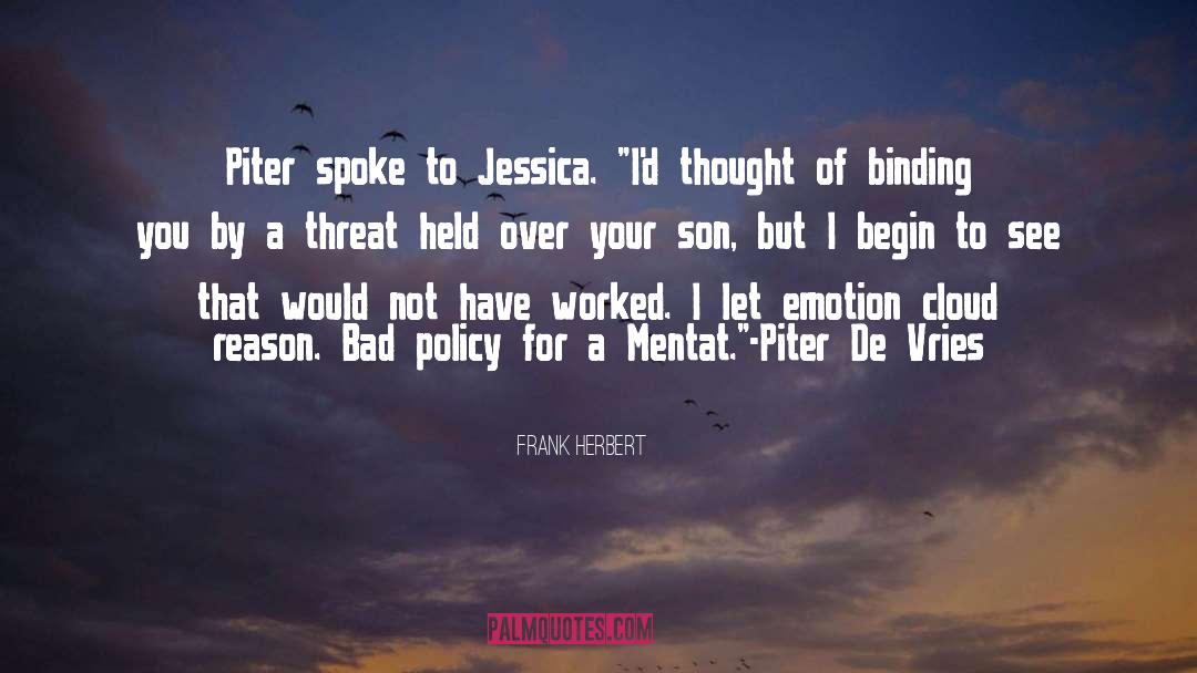 Jessica Verday quotes by Frank Herbert