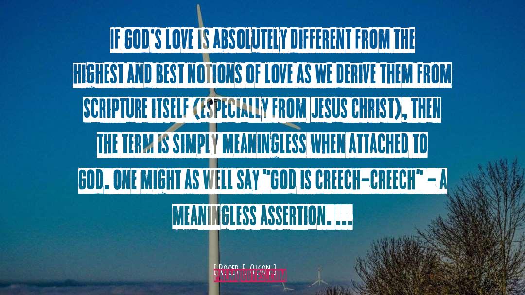 Jesus Best quotes by Roger E. Olson