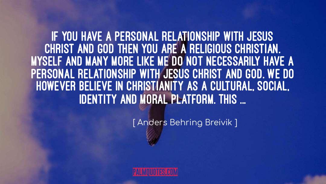 Jesus Christ quotes by Anders Behring Breivik