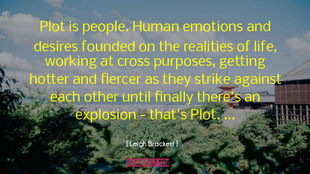 Jesus Cross quotes by Leigh Brackett