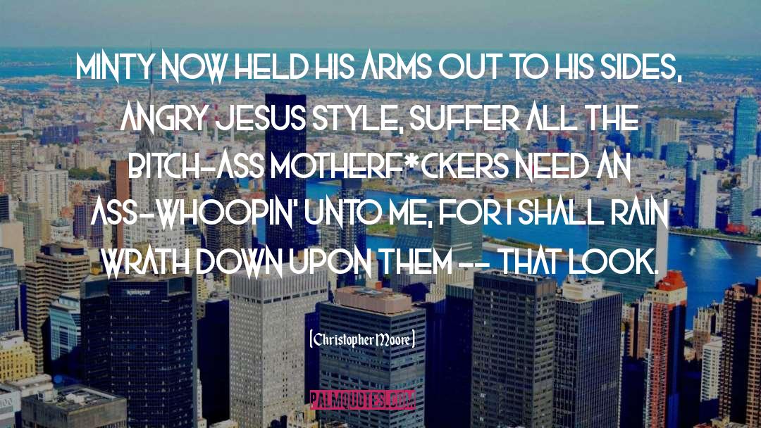 Jesus Cross quotes by Christopher Moore