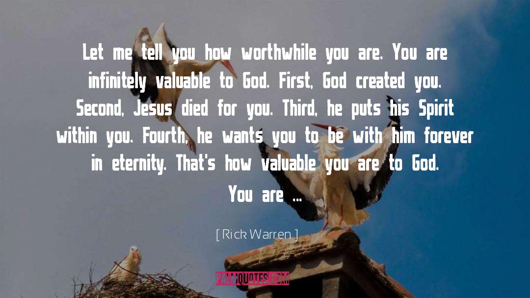 Jesus Died For You quotes by Rick Warren
