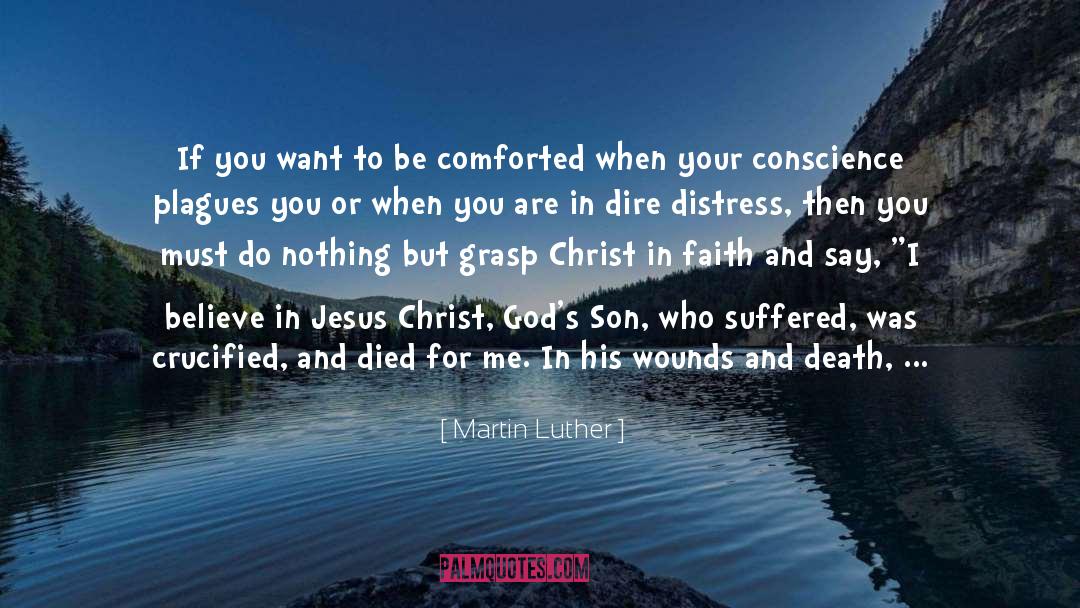 Jesus Died For You quotes by Martin Luther