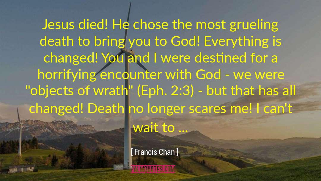 Jesus Died For You quotes by Francis Chan