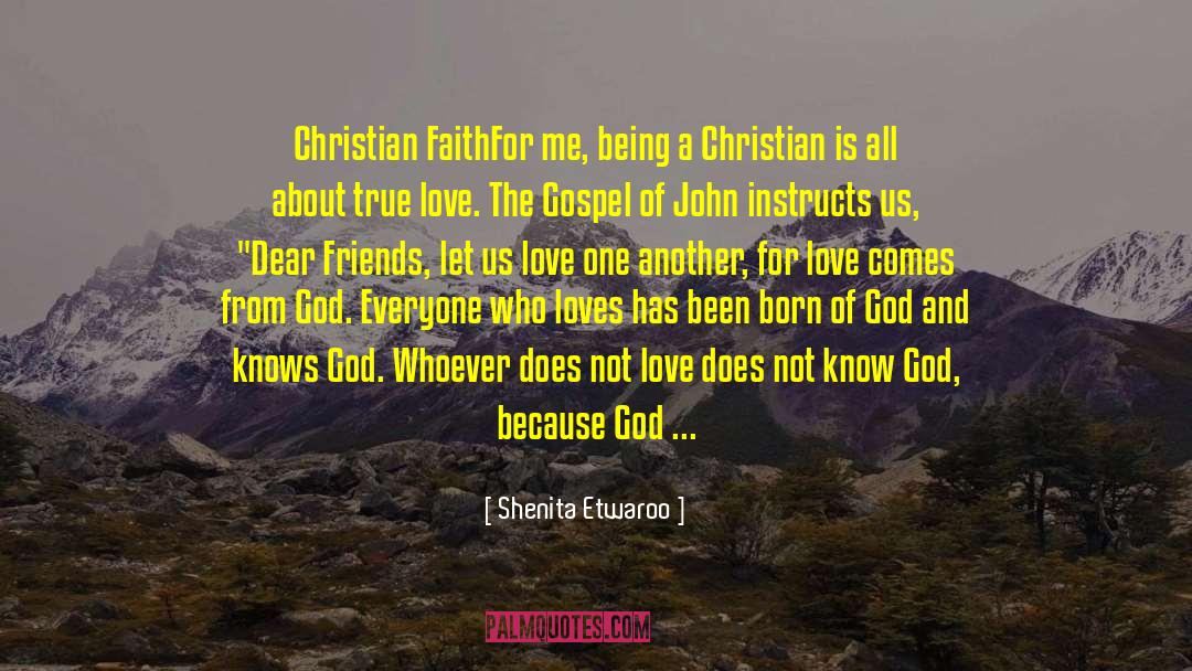 Jesus Love One Another quotes by Shenita Etwaroo